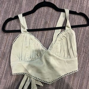 princess polly green crop